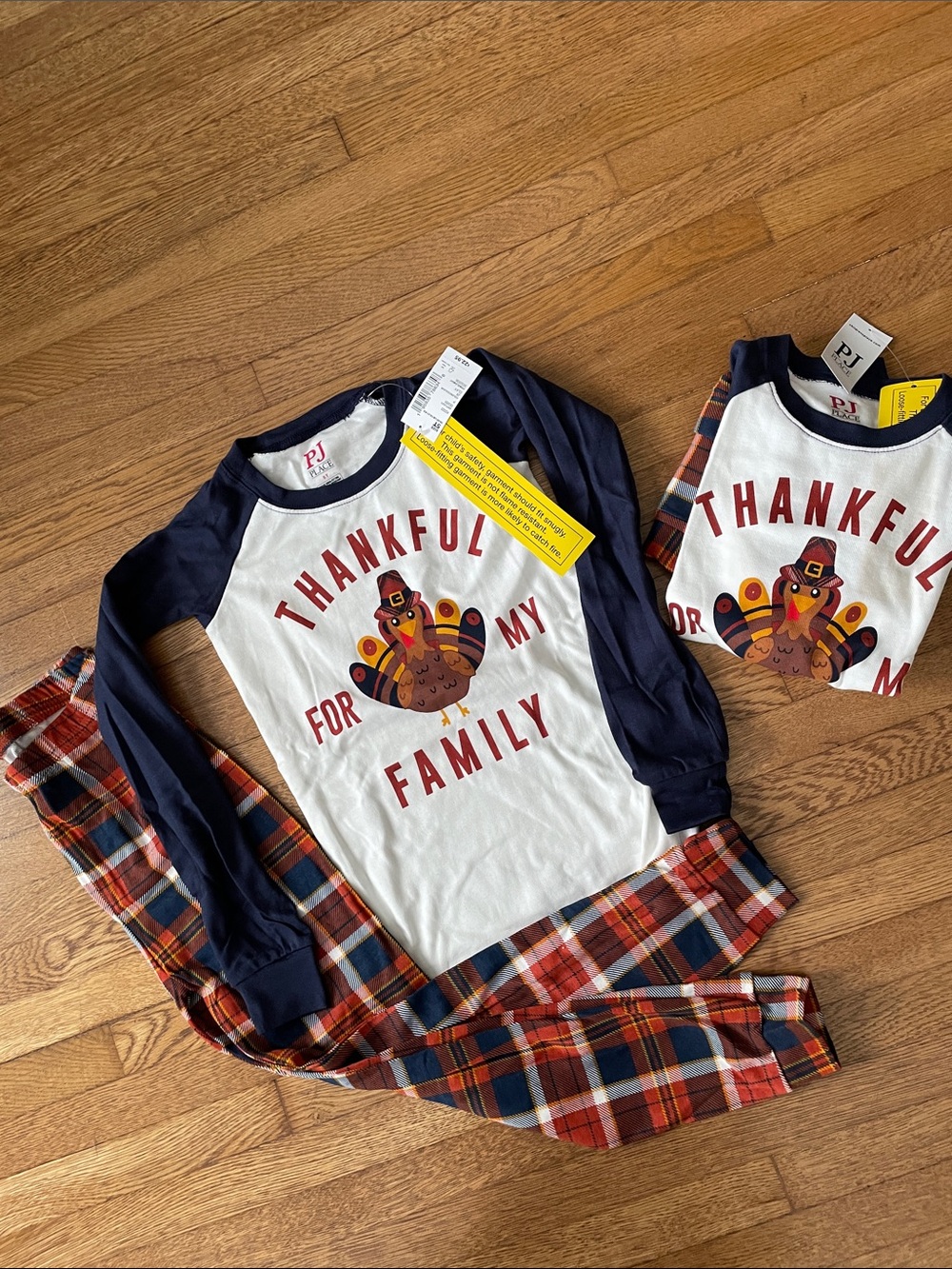 5t NWT Place PJ Kids 2pc pajama set Thanksgiving  boys